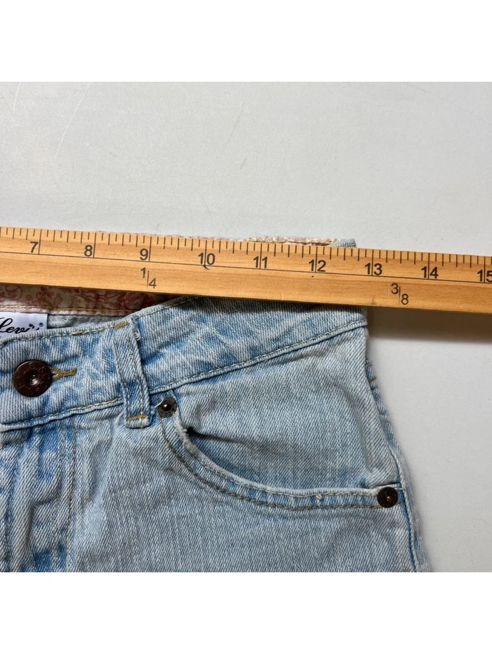 Levi’s Stretch Flare girls Jeans Size 14 Light Wash Low Rise Y2K